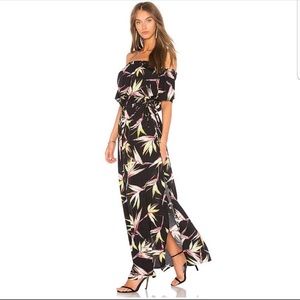 1. State Black Flora Boho Havana Maxi Dress Size Small